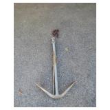 Vintage Maritime Ship Anchor with Chain Vintage Maritime Ship Anchor with Chain