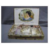 Garcia y Vega Cigar Box With Hardware Odds and... Garcia y Vega Cigar Box With Hardware Odds and...