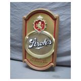 Stroh�s Fire-Brewed Beer Wall Sign Stroh�s Fire-Brewed Beer Wall Sign