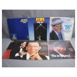 Elvis and Sinatra Vinyl Records Elvis and Sinatra Vinyl Records