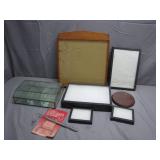 Eclectic Collection Of Display Cases And... Eclectic Collection Of Display Cases And...