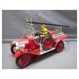 Plastic Firetruck Model With Firefighter Figure Plastic Firetruck Model With Firefighter Figure