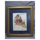 Framed Jantzen Swimwear Advertisement Art