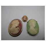 Monet Costume Jewelry Cameo Collection