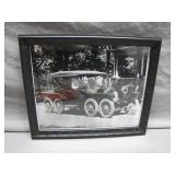 Framed Historical Photograph of Classic Automobile