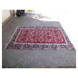 Hand-Woven Area Rug, 109.5 x 75.5 Inches