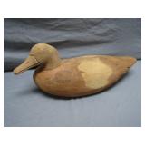 Hand-Carved Wooden Duck Decoy
