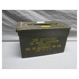 12-Gauge Shotgun Cartridge Metal Ammo Box