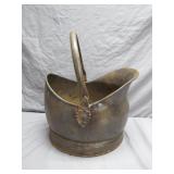 Handcrafted Metal Coal Scuttle Bucket