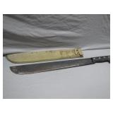 Classic Machete With Canvas Sheath
