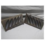 Vintage Metal Fishing Weight Molds Set