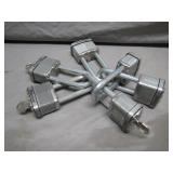 6 Master Locks Chained Together
