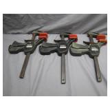 3 Master Mechanic Bar Clamps