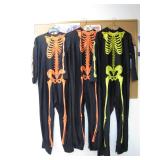 Three Skeleton Jumpsuits