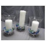 Decorative Glass Hurricane Vases