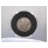 1945 Mercury Silver Dime in Display Case