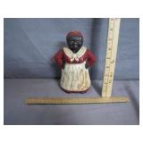 Hand-Painted Wooden Black Americana Figurine