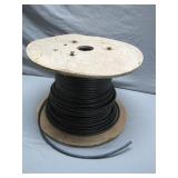 Large Spool of Black Network Cable