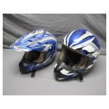 Two Youth MX Motorcycle Helmets