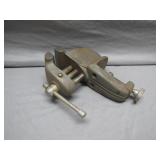 Small Metal Bench Vise with Adjustable Clamp