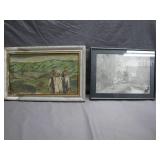 Framed Landscape Artwork