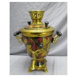 Gold and Black Russian-Style Samovar
