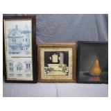 Three Framed Artworks