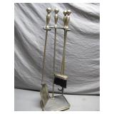 Classic Metal Fireplace Tool Set with Stand