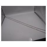 28-Inch Sterling Silver Unclasped Necklace