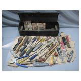 Vintage Tool Chest with Assorted Tools