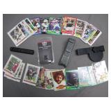 NFL Football Cards With Accessories Lot