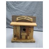 Rustic Wooden General Store Birdhouse