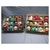 Mid-Century Glass Christmas Ornaments