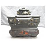Ceramic Cookie Jar Of Cast Iron Stove