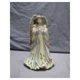 Ceramic Angel Figurine With Candle