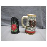 1988 Budweiser Stein With Candle Holder
