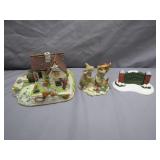 Miniature Cottage and Figurines Collection