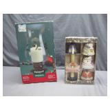 Pfaltzgraff Winterberry And Candle Lamp Set