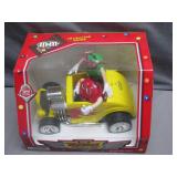 M&Mï¿½s Die-Cast Yellow Hot Rod Collectible