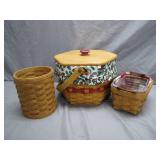 Longaberger Basket Collection, 3 Pieces