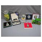 White House Ornaments and John Deere Lot