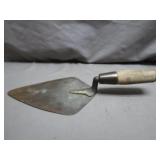 Brass No Spark Trowel with Wooden Handle