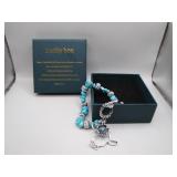 Turquoise Bracelet With Cow Pendant