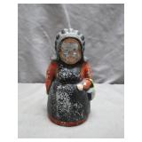 Cast Iron Amish Woman Coin Bank