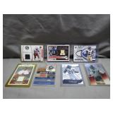 NFL Trading Cards Featuring Memorabilia