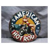 Retro Style American Hot Rod Metal Sign
