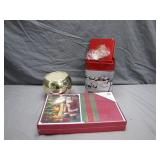 Festive Holiday Tin and Stationery Set