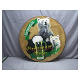 Kirchenstockl Grinzinger Brau Painted Sign