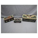 3 Patriotic Wooden Boxes