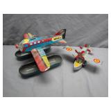 Vintage Tin Toy Seaplane Models